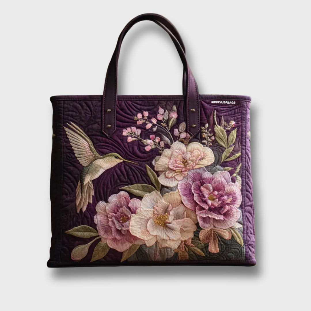 Ivannah | Flower Print Handmade Bag