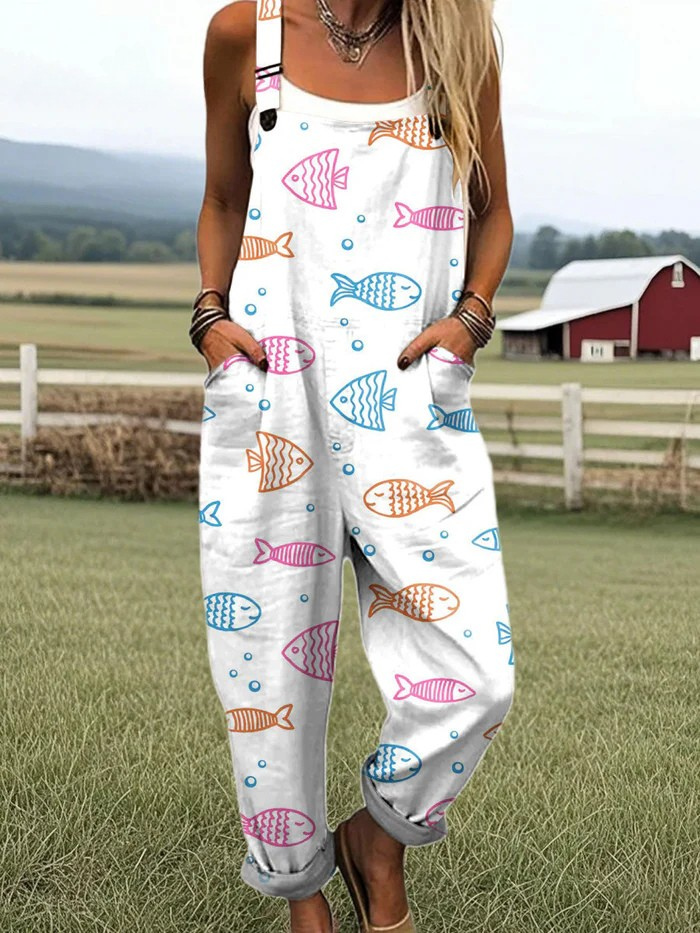 Maisie | Ocean Whimsy Jumpsuit