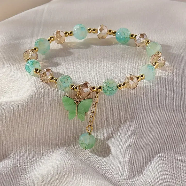 Elowena | Butterfly Beaded Bracelet