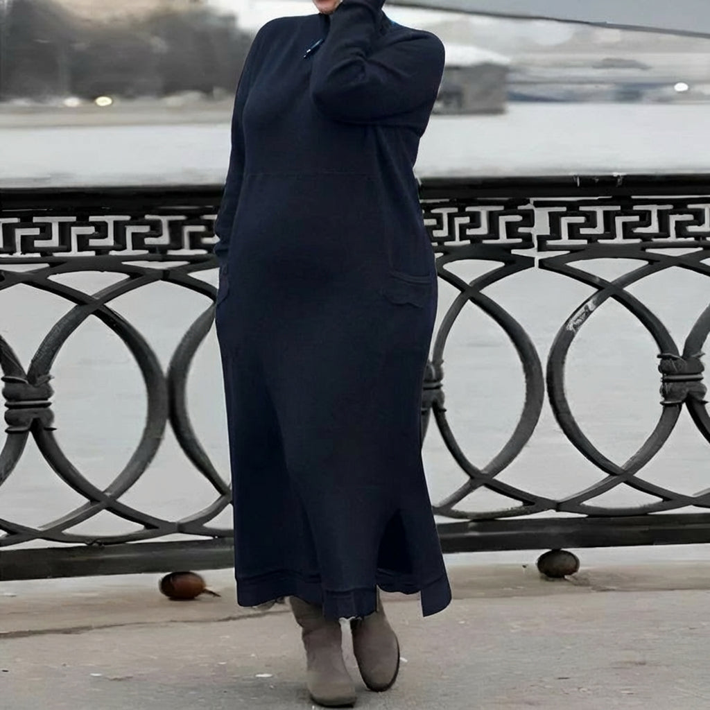 Mara | Cozy Long Sleeve Oversized Winter Dress