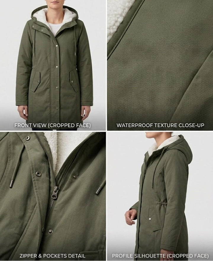 Gwenllian | Plush Hooded Winter Coat