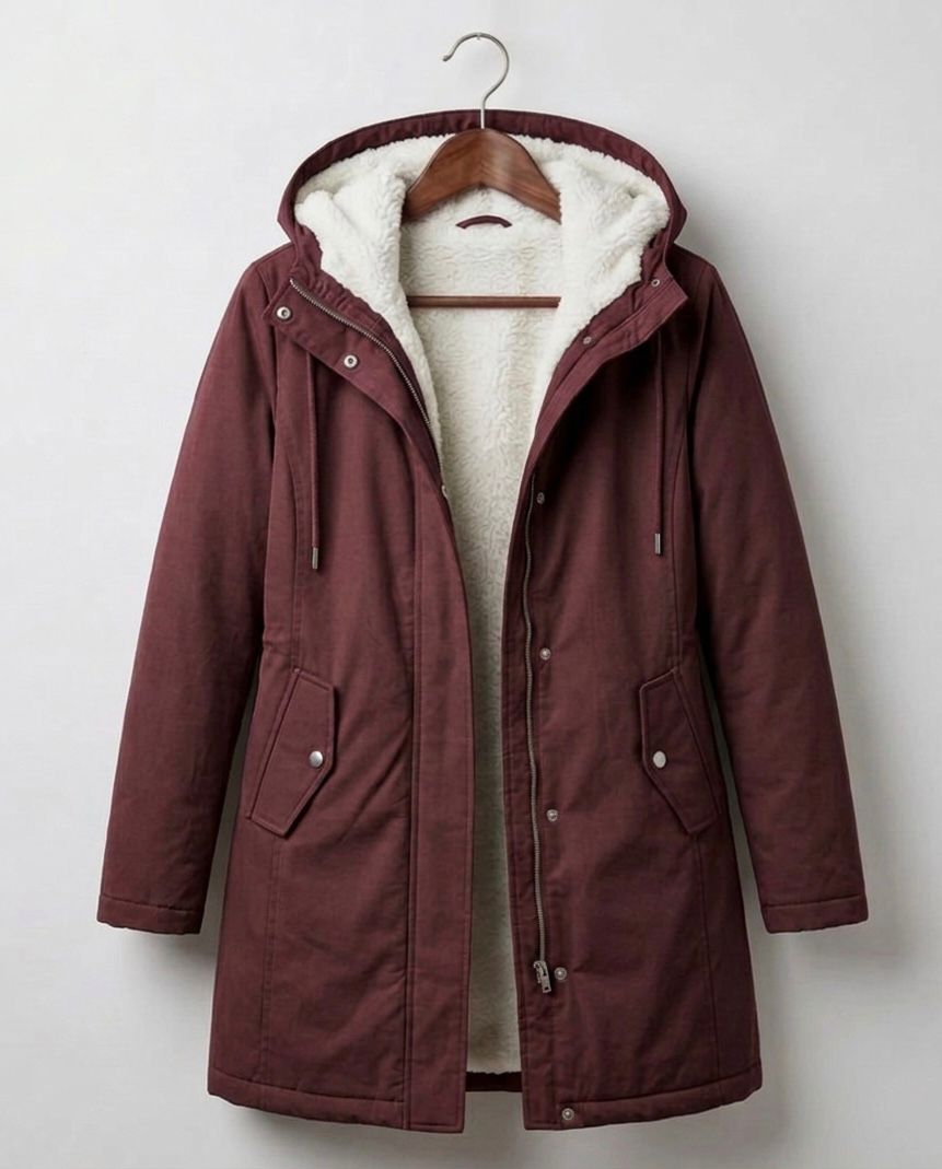 Gwenllian | Plush Hooded Winter Coat