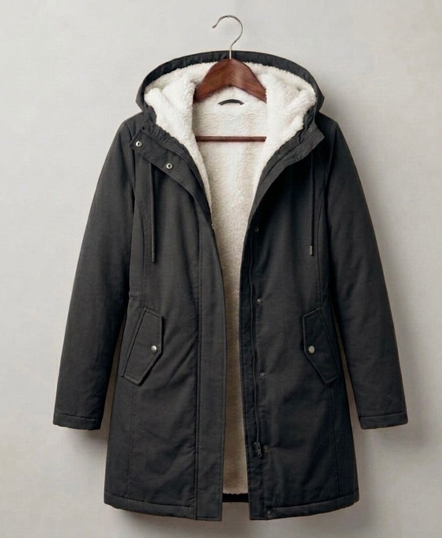 Gwenllian | Plush Hooded Winter Coat