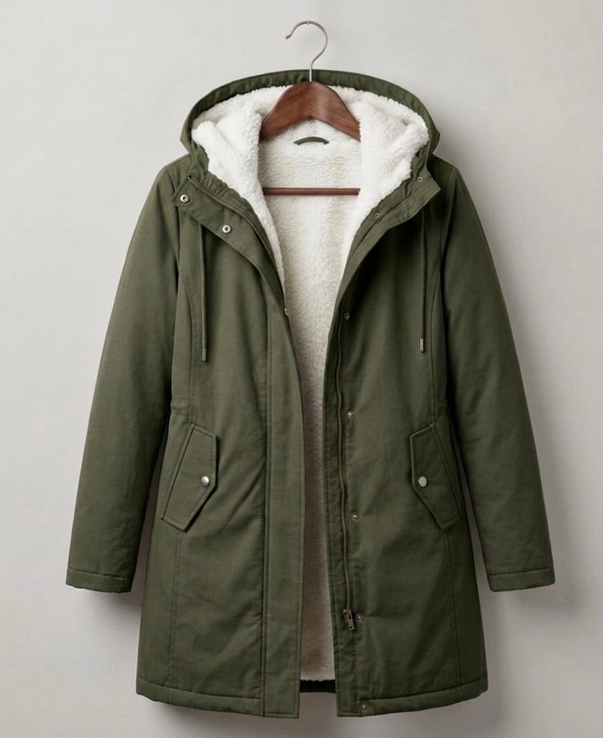 Gwenllian | Plush Hooded Winter Coat