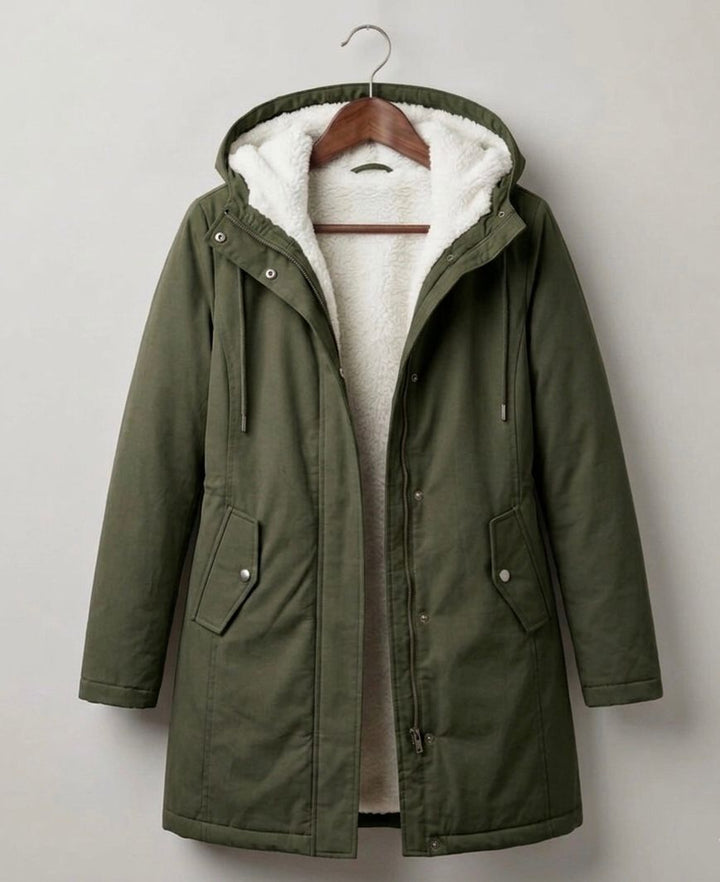 Gwenllian | Plush Hooded Winter Coat