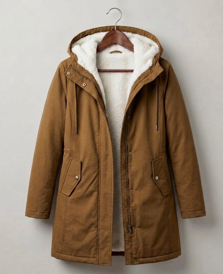 Gwenllian | Plush Hooded Winter Coat