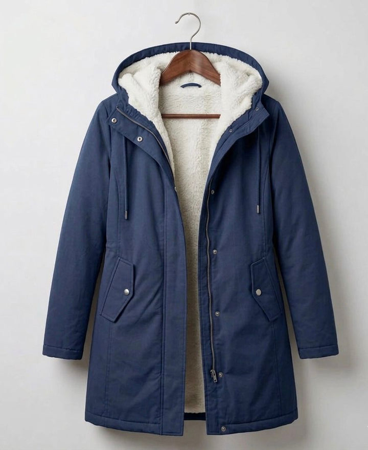 Gwenllian | Plush Hooded Winter Coat