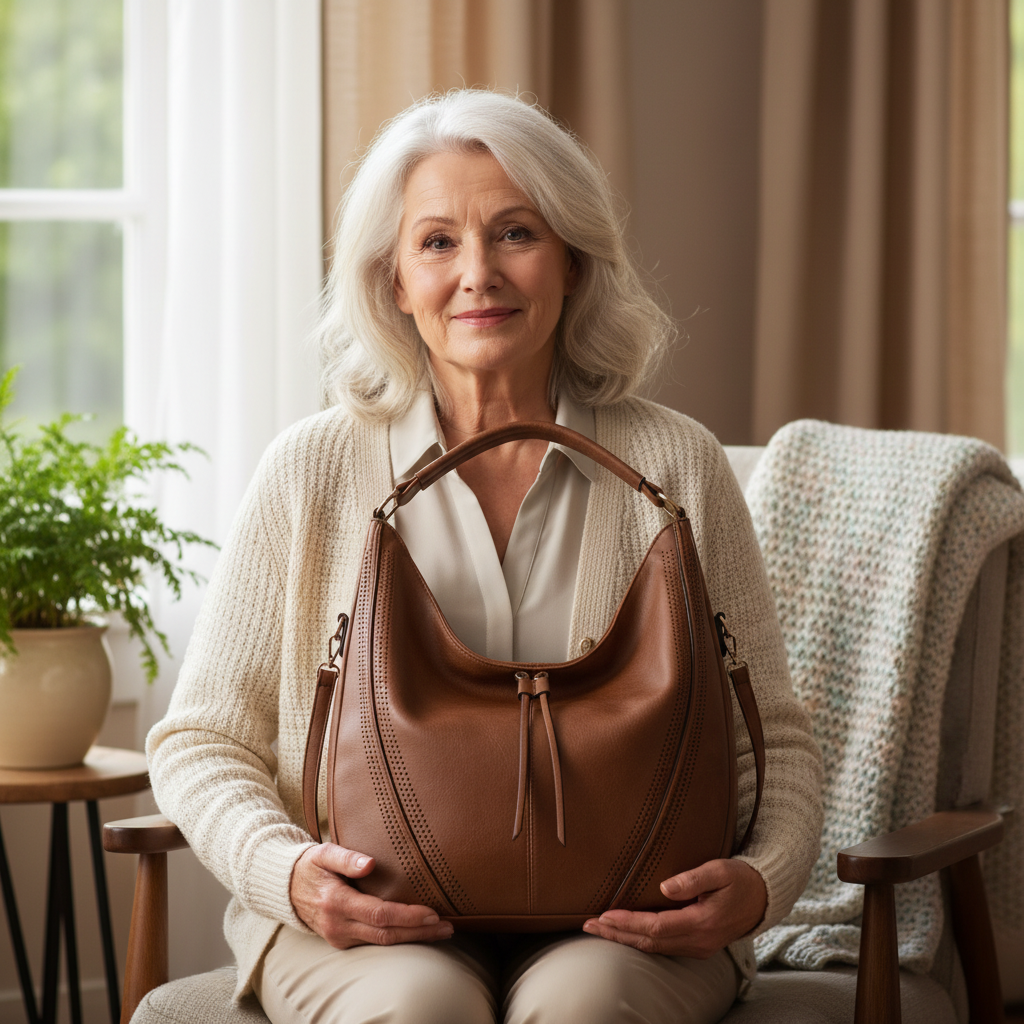 Charmaine | Classic Leather Shoulder Bag