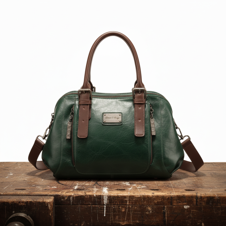 Rina | Luxury Vegan Leather Bucket Bag