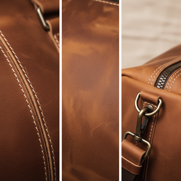 Ysavelle | Spacious Leather Travel Bag