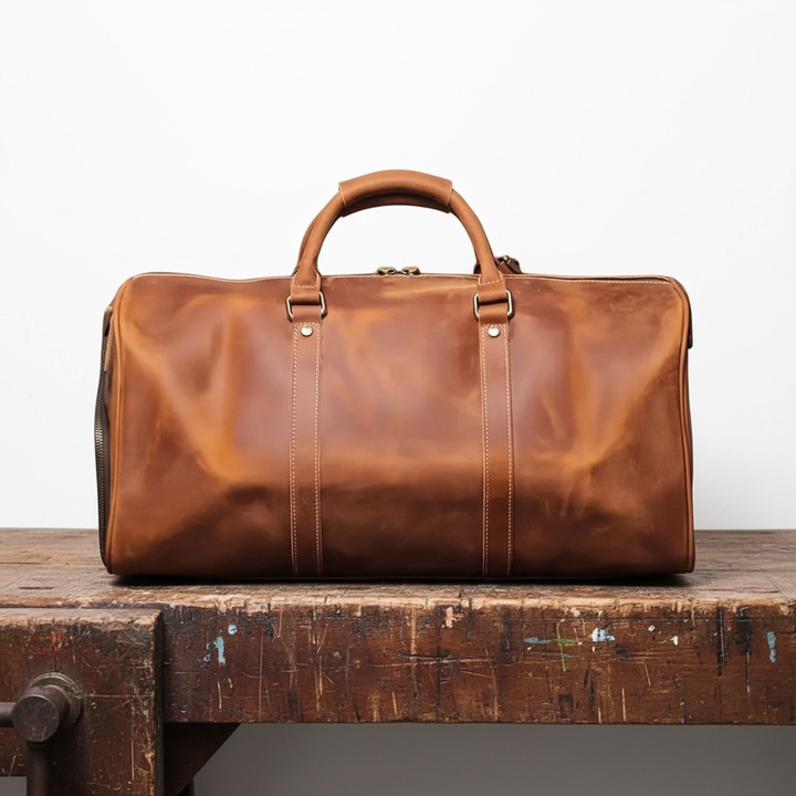 Ysavelle | Spacious Leather Travel Bag