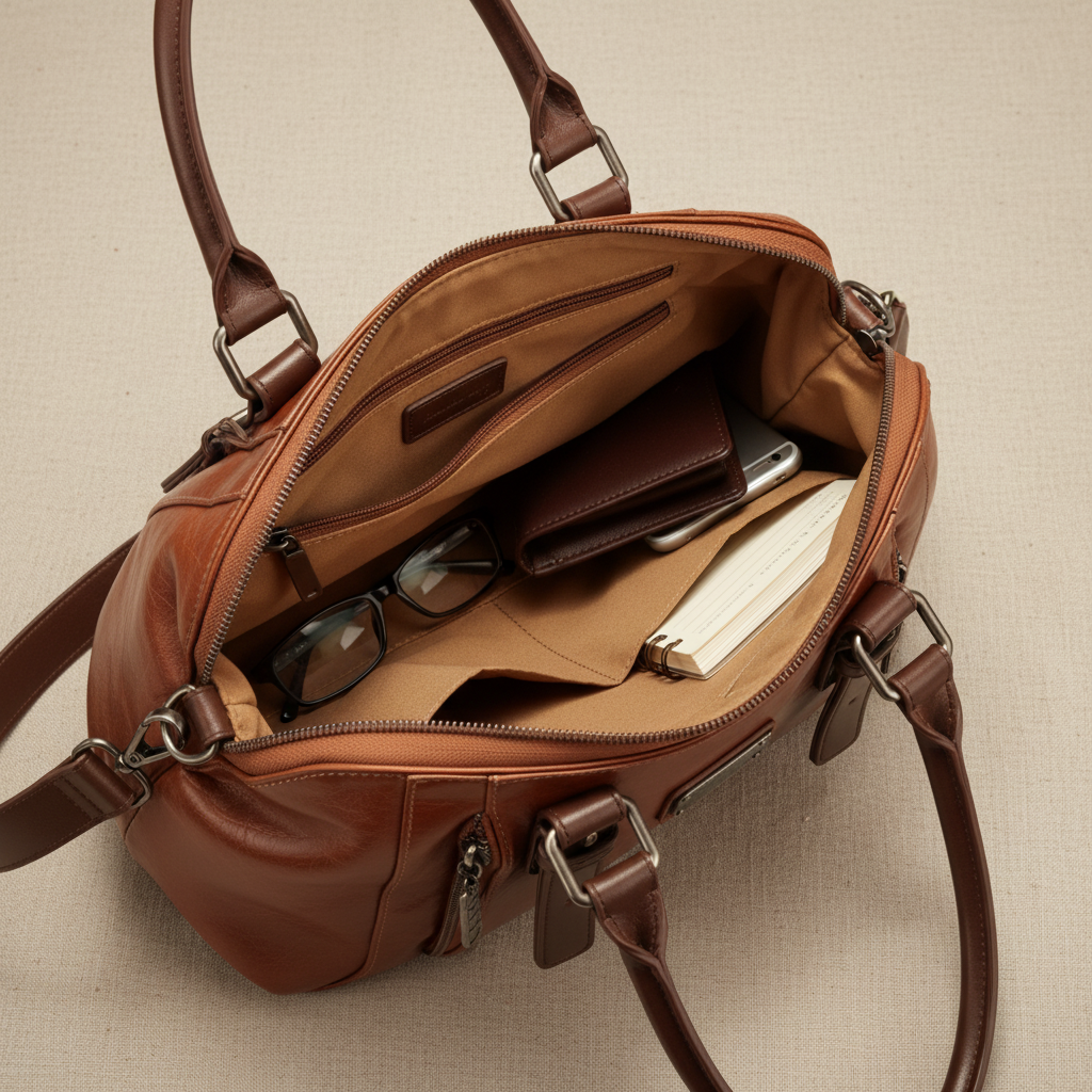 Rina | Luxury Vegan Leather Bucket Bag