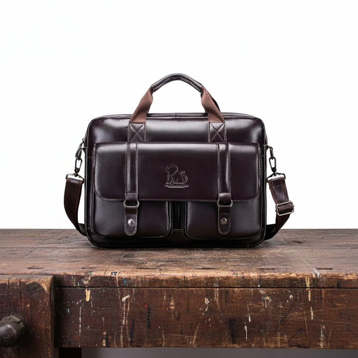 Paulette | Vegan Leather Briefcase