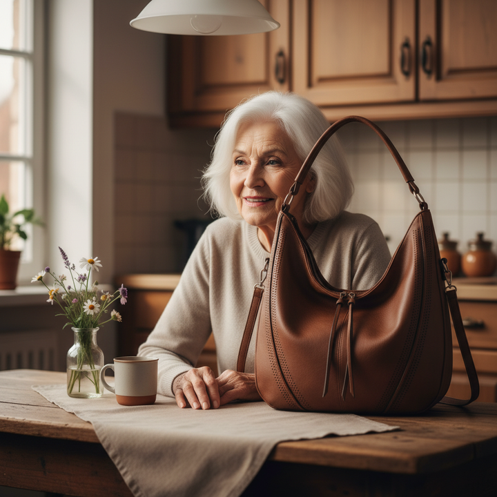 Charmaine | Classic Leather Shoulder Bag
