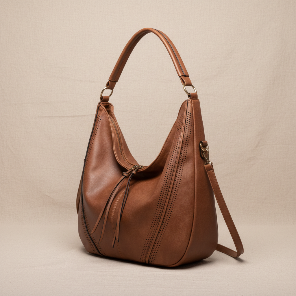 Charmaine | Classic Leather Shoulder Bag