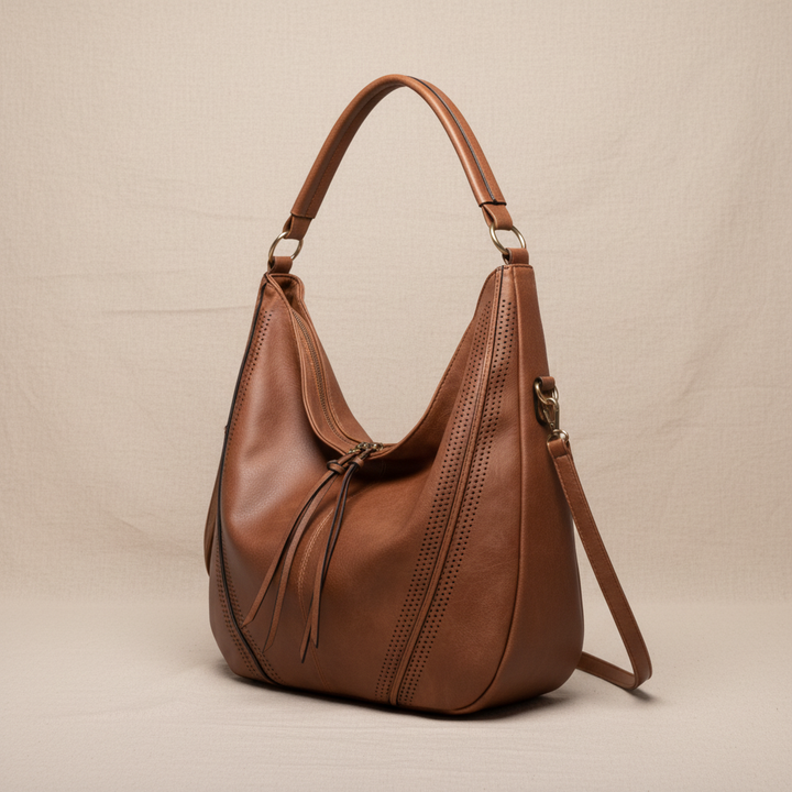 Charmaine | Classic Leather Shoulder Bag