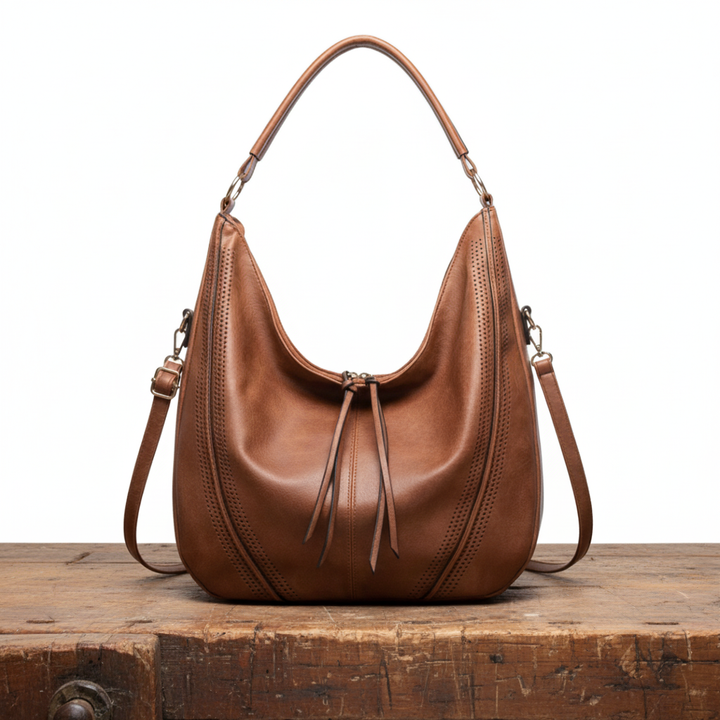 Charmaine | Classic Leather Shoulder Bag