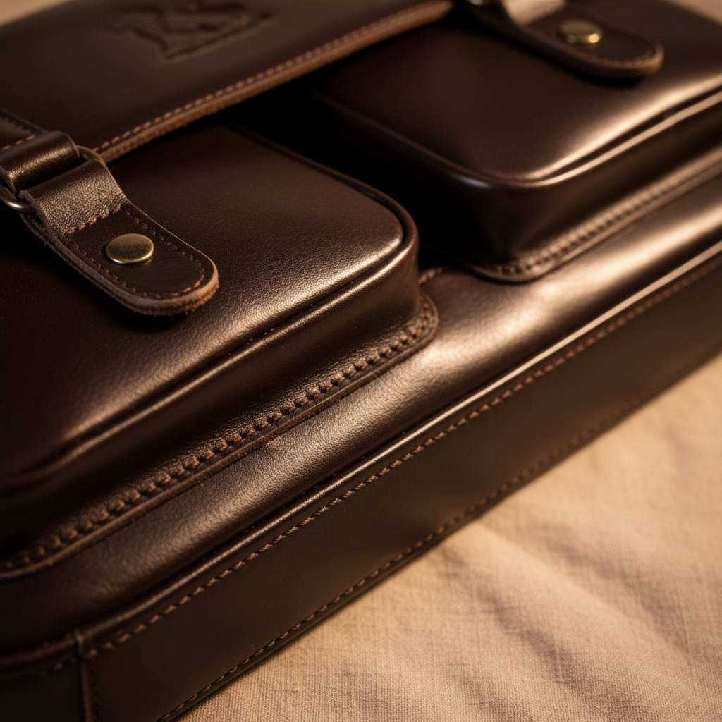 Paulette | Vegan Leather Briefcase
