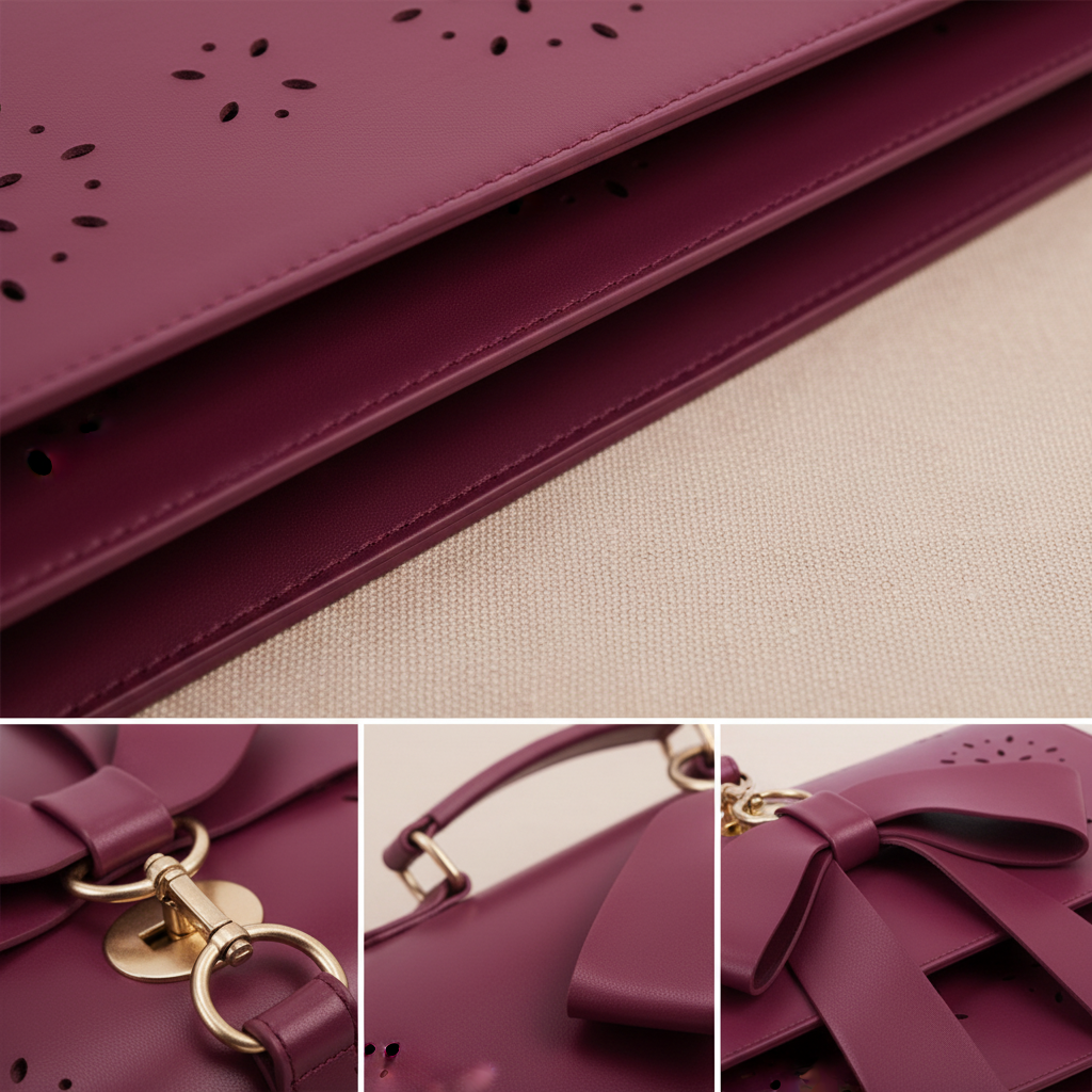 Benita | Laser-Cut Floral Shoulder Bag