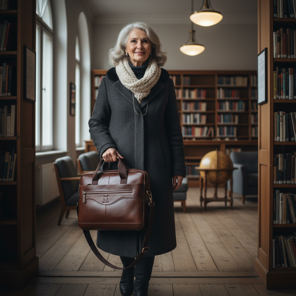 Rylee | Elegant Leather Briefcase