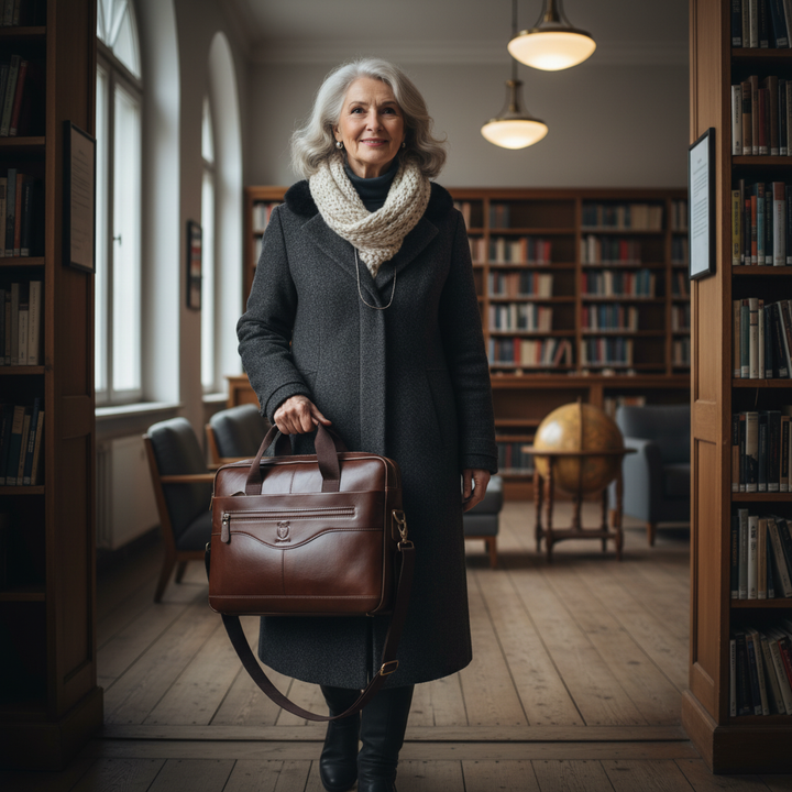 Rylee | Elegant Leather Briefcase