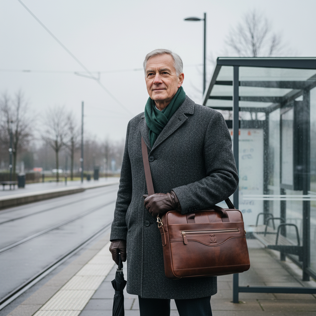 Rylee | Elegant Leather Briefcase