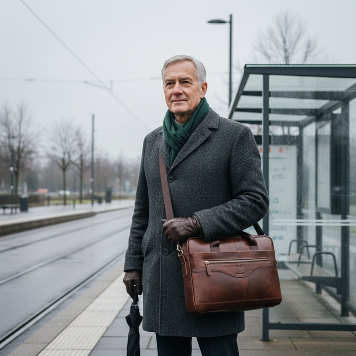 Rylee | Elegant Leather Briefcase