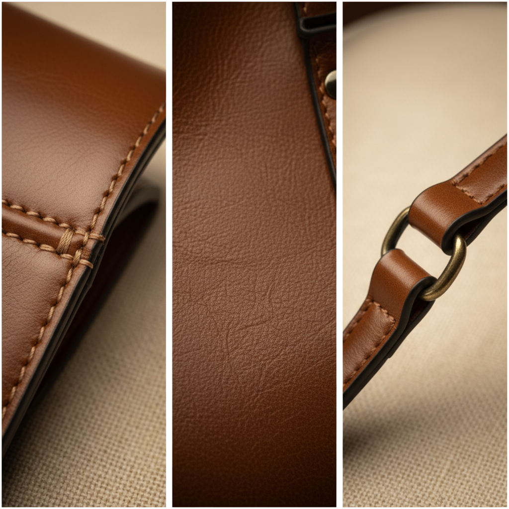 Roseline | Vintage Vegan Leather Shoulder Bag