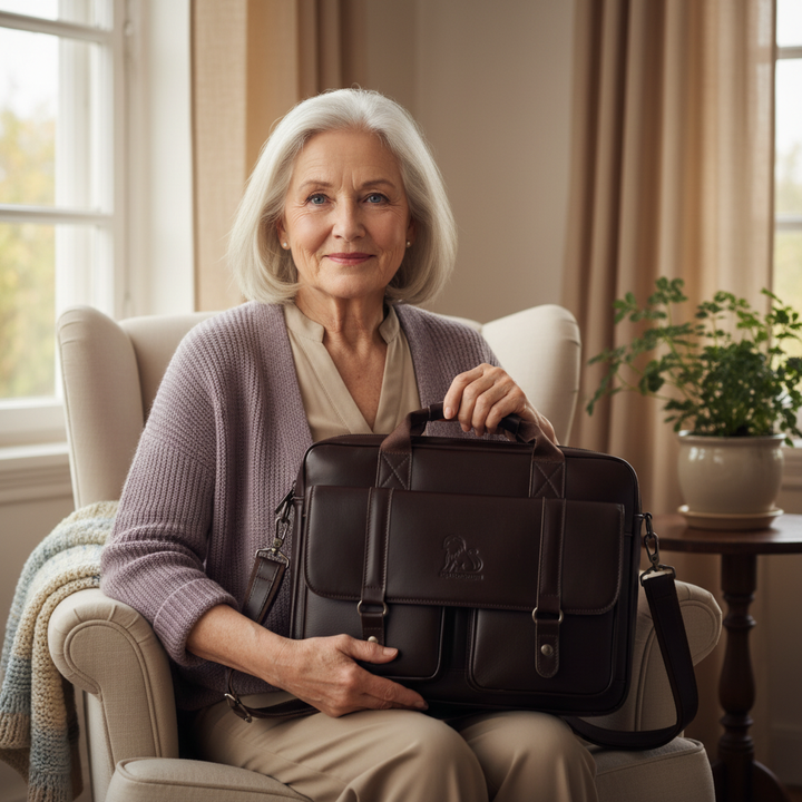 Paulette | Vegan Leather Briefcase