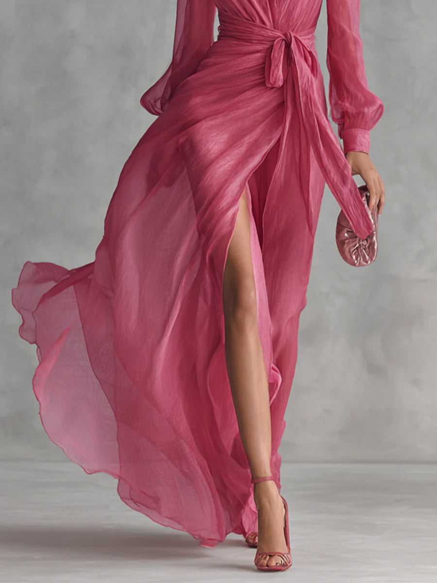 Ellie | Breezy V-neck Maxi Dress