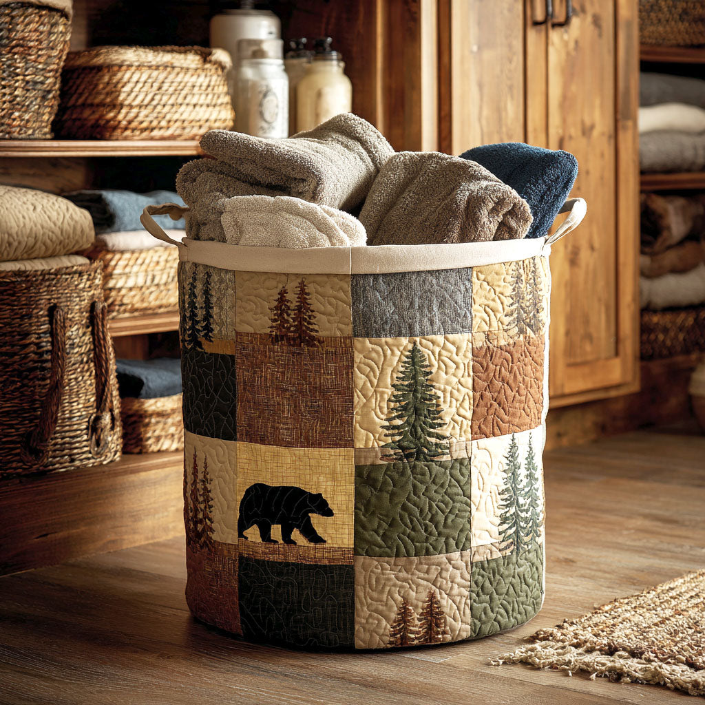 Sarah | Woodland Patch Laundry Basket