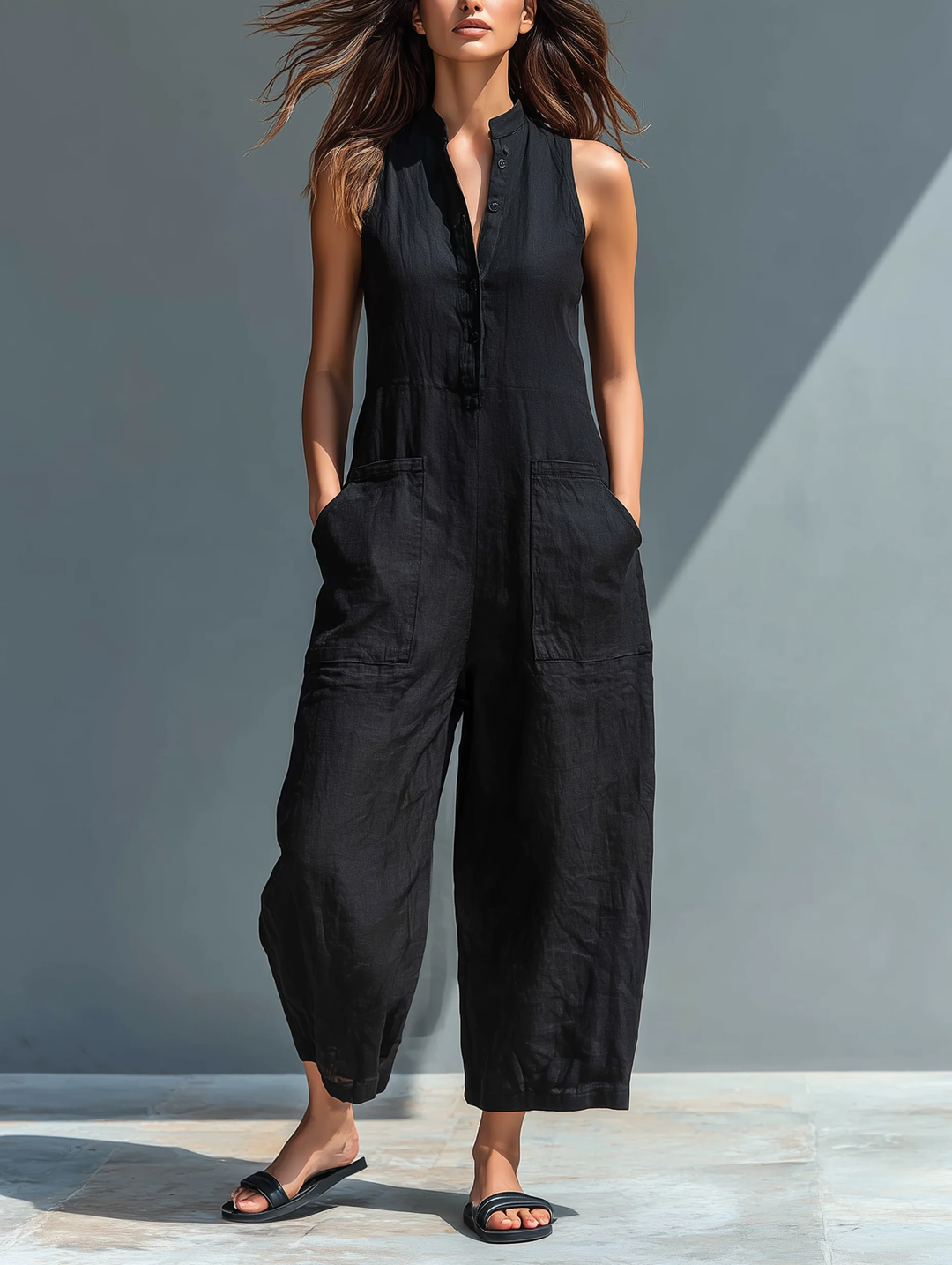 Nirelia | Minimalist Sleeveless Jumpsuit