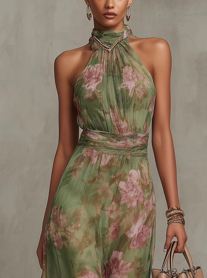Faith | Elegant Floral Maxi Dress