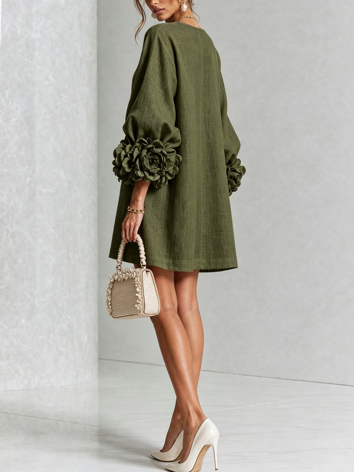 Jayla | Floral Button Mini Dress