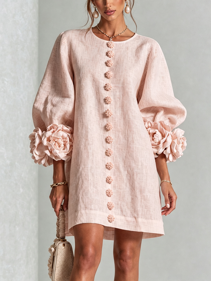 Janis | Floral-Trimmed Statement Mini