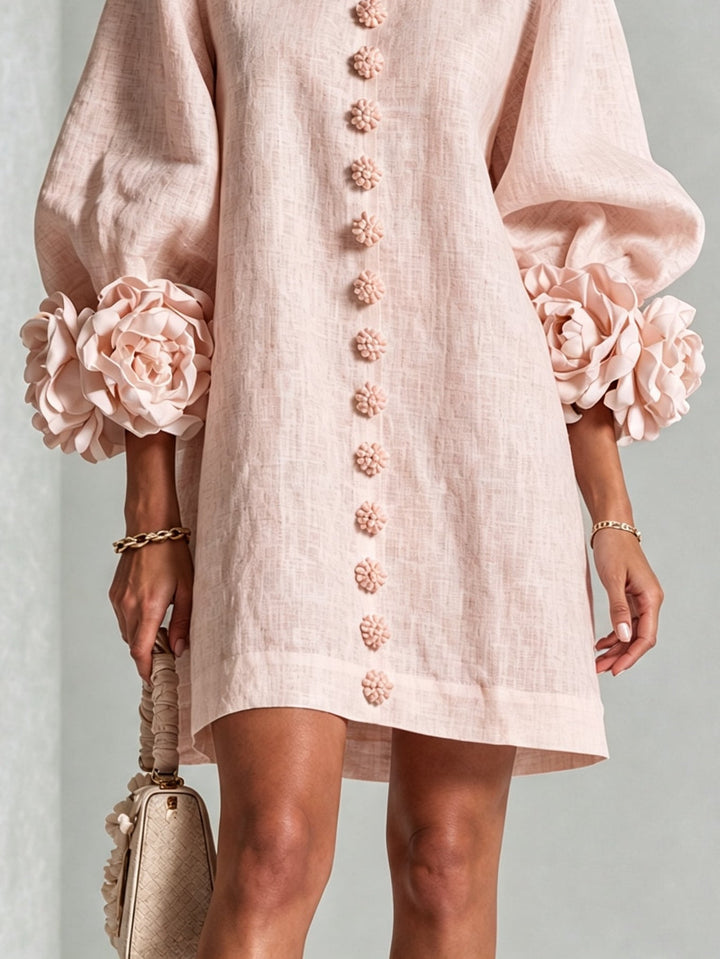 Janis | Floral-Trimmed Statement Mini