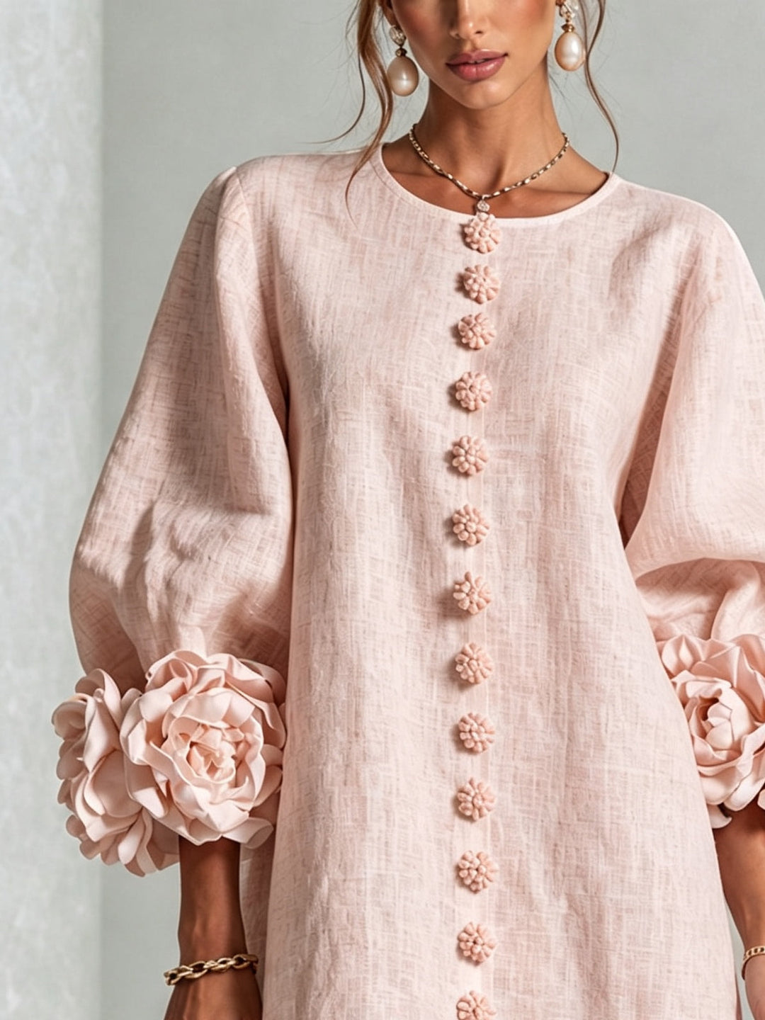 Janis | Floral-Trimmed Statement Mini