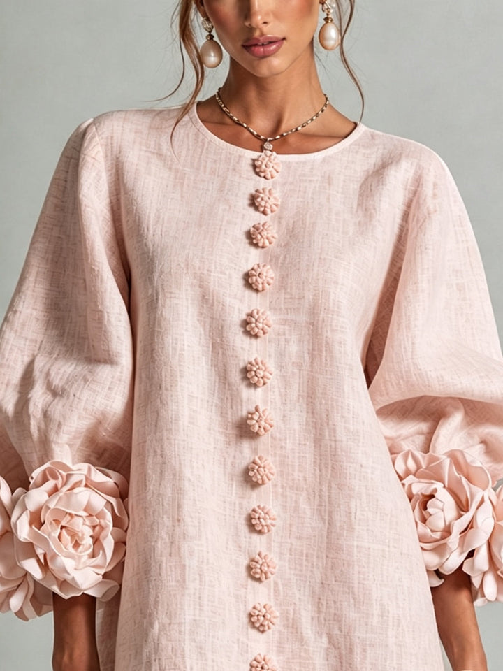 Janis | Floral-Trimmed Statement Mini