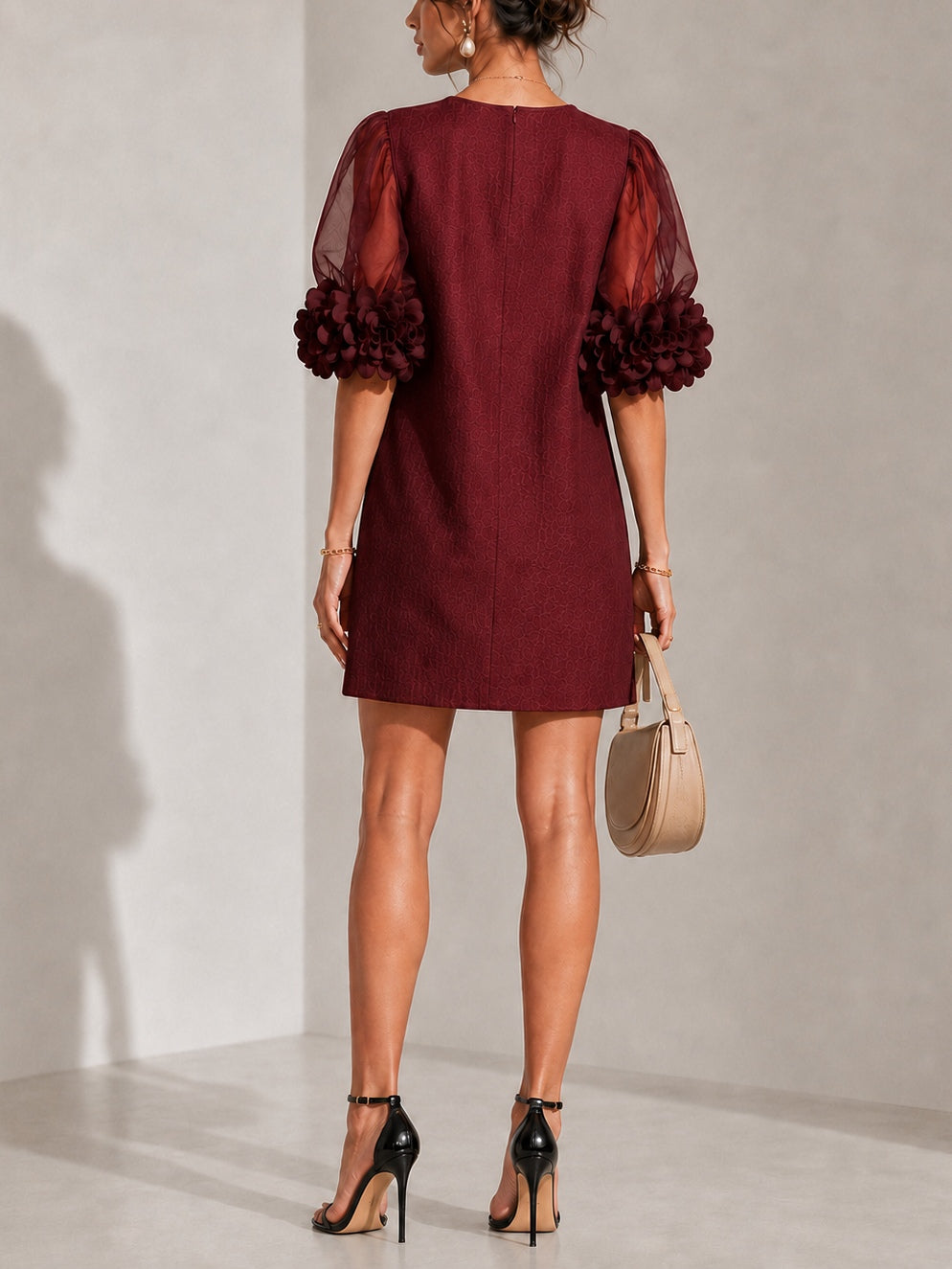Salem | Floral Cuff Puff Sleeve