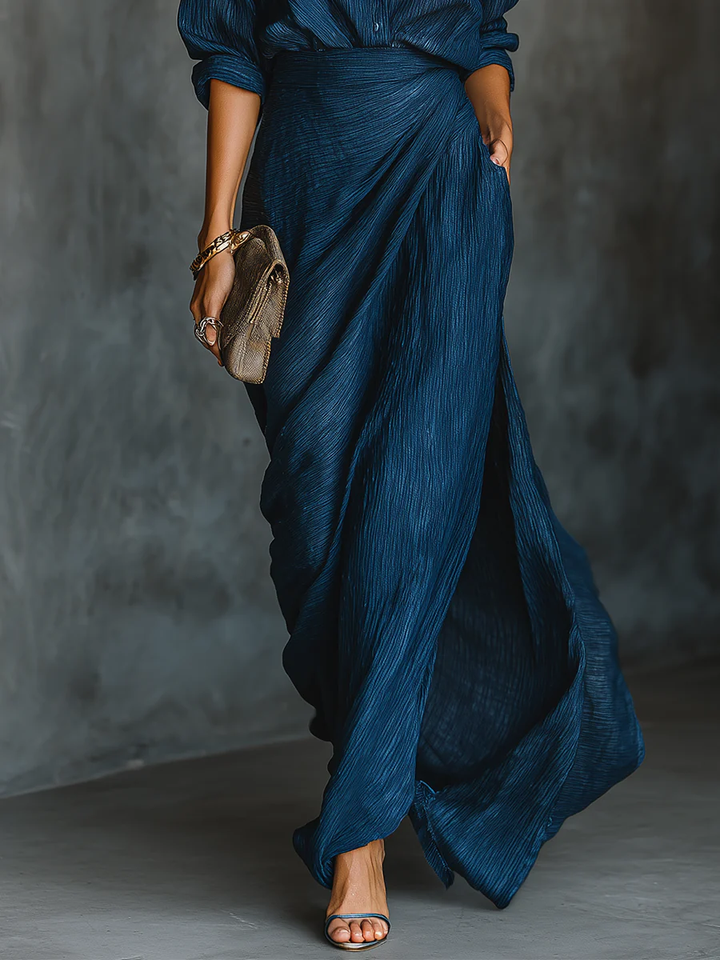 Drew | Elegant Blouse Maxi Set