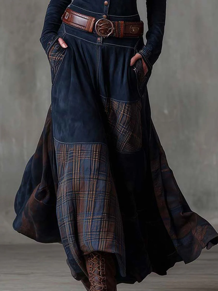 Dana | Suede Maxi Dress