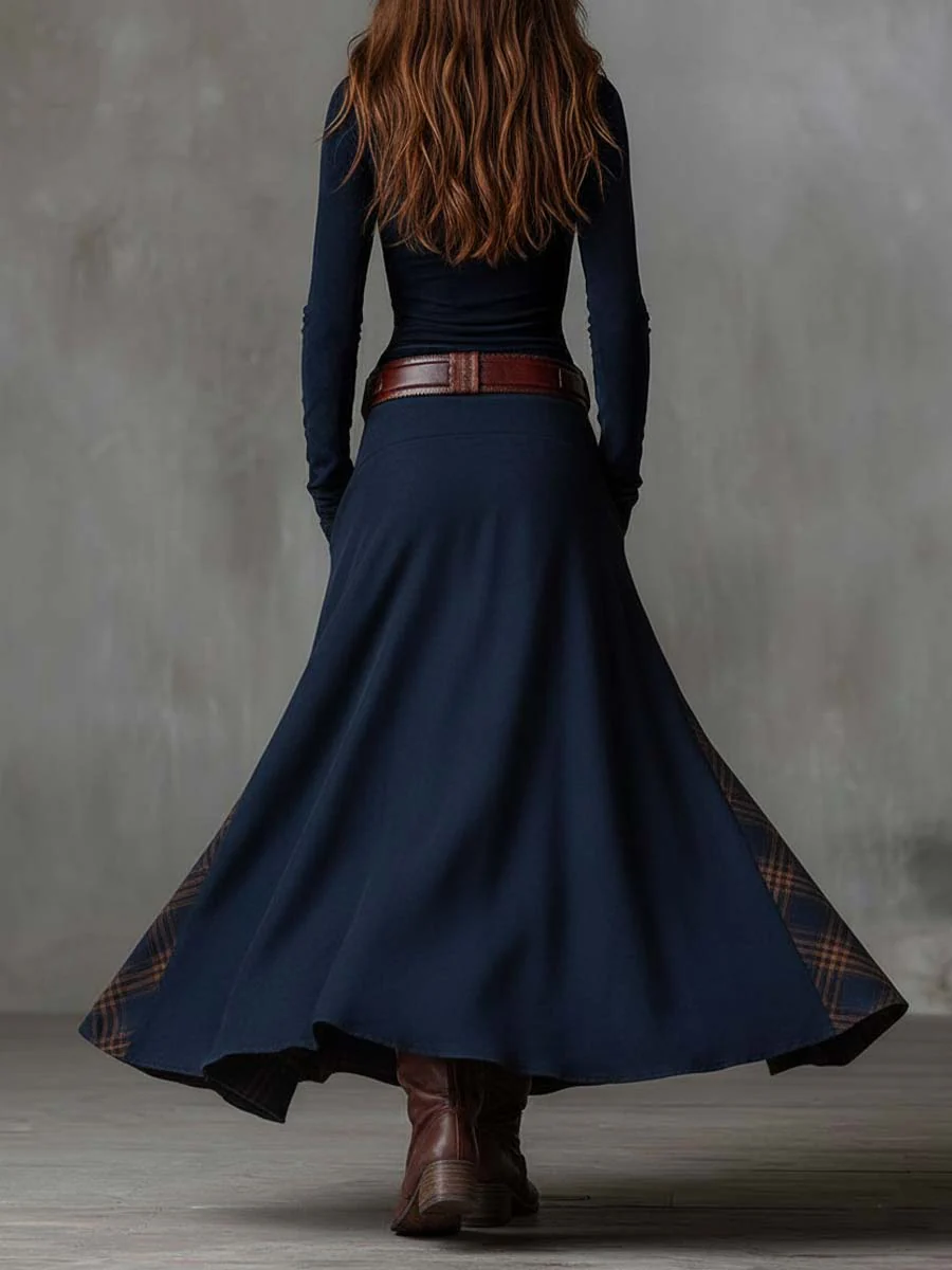 Dana | Suede Maxi Dress