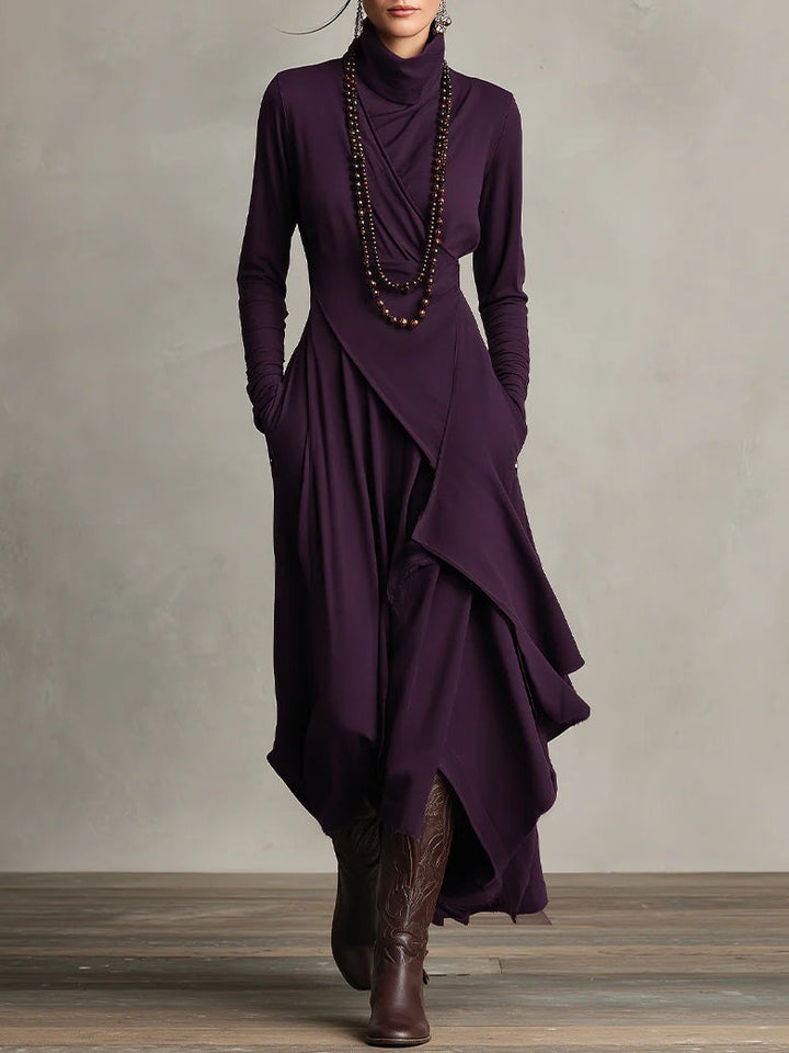 Fabiola | Turtleneck Maxi Dress