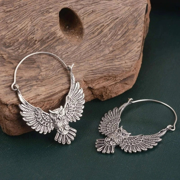 Vivianne | Vintage Bohemian Owl Earrings