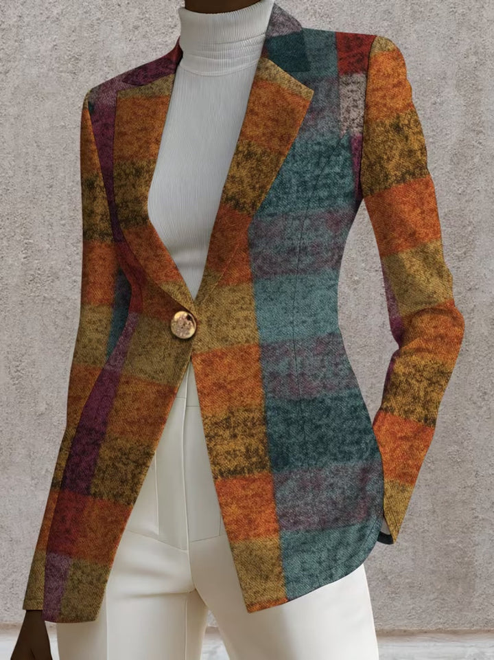 Joanna | Autumn Plaid Blazer