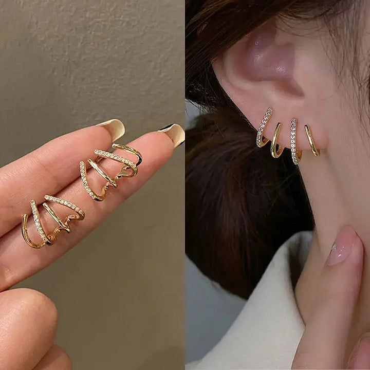Millie | Spiral Ear Cuff Earrings