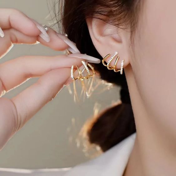 Millie | Spiral Ear Cuff Earrings