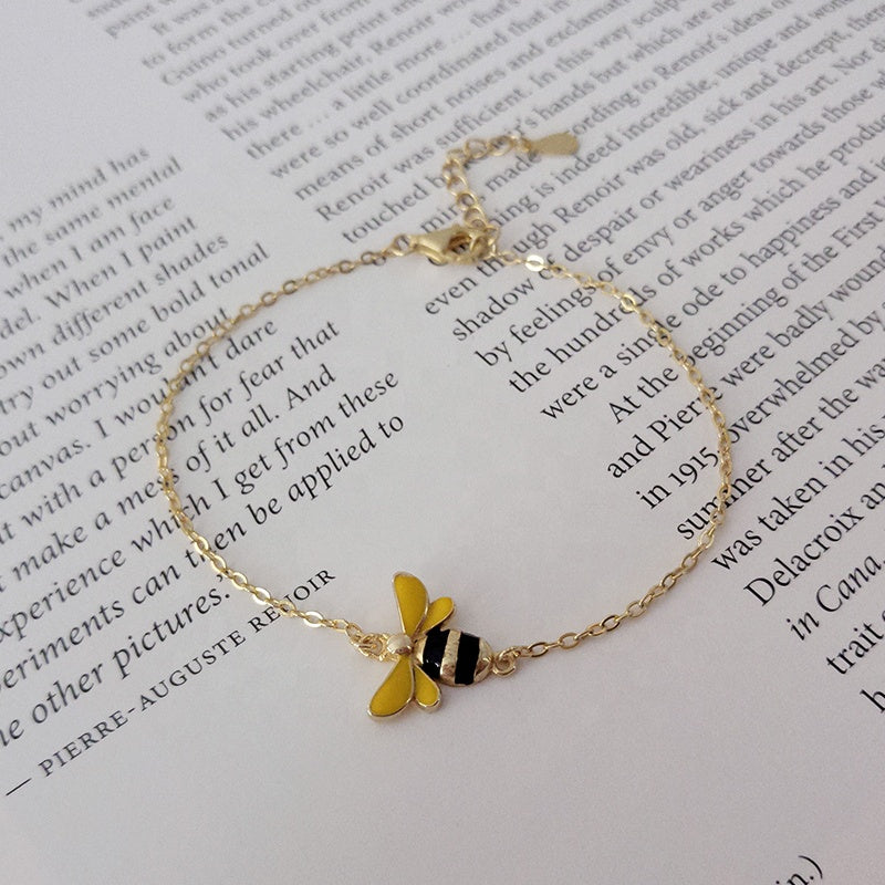 Amarantha | Gold Bee Bracelet