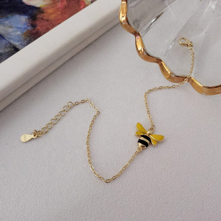 Amarantha | Gold Bee Bracelet