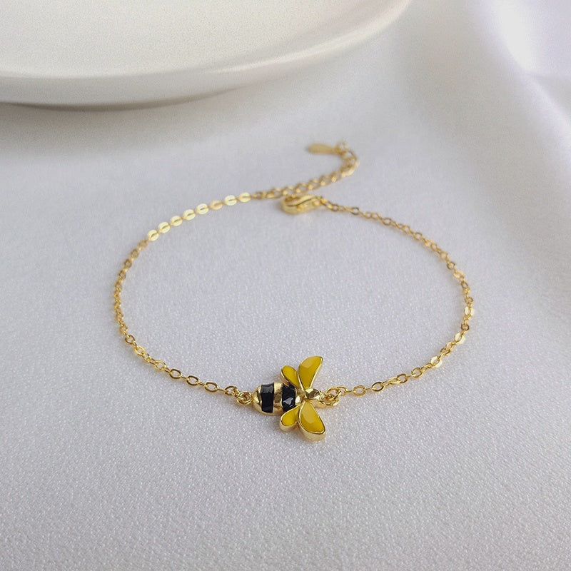 Amarantha | Gold Bee Bracelet